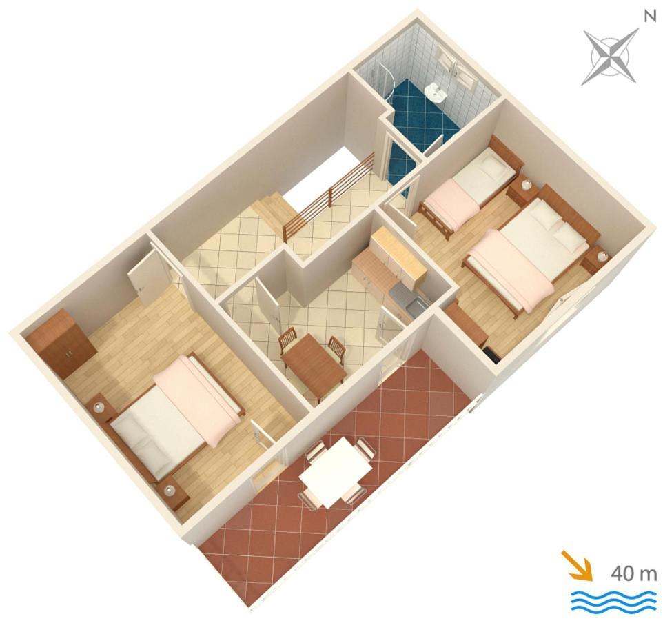 Apartments By The Sea Okuklje, Mljet - 4933 外观 照片